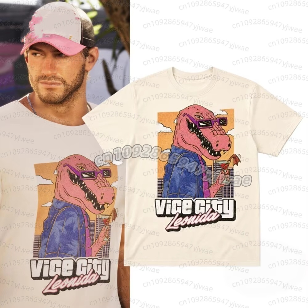 Anime Merchandise Online - Jason Vice City Leonida Alligator 프린트
