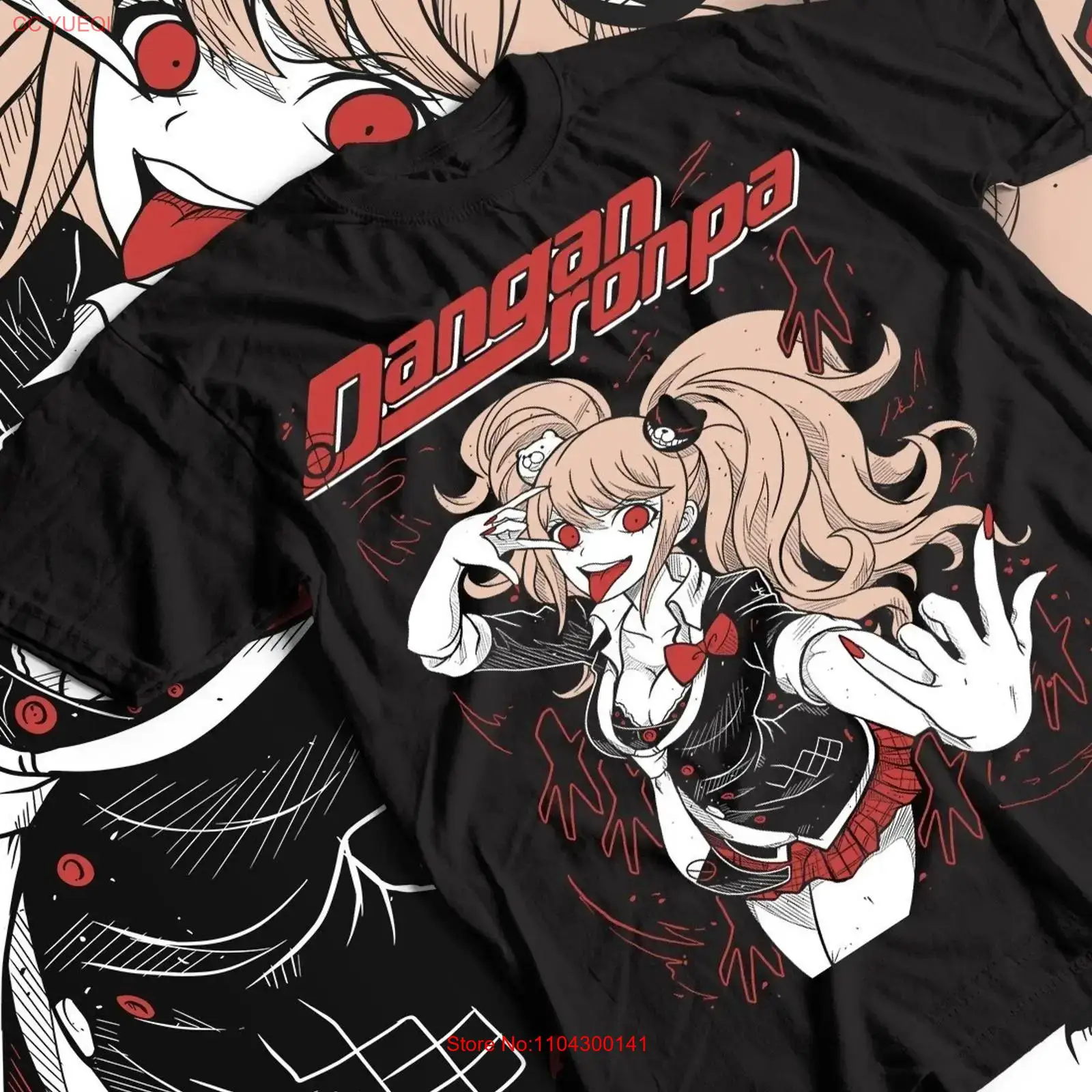 Anime Merchandise Online - 애니메이션 티셔츠 Junko Enoshima Danganronpa Funny