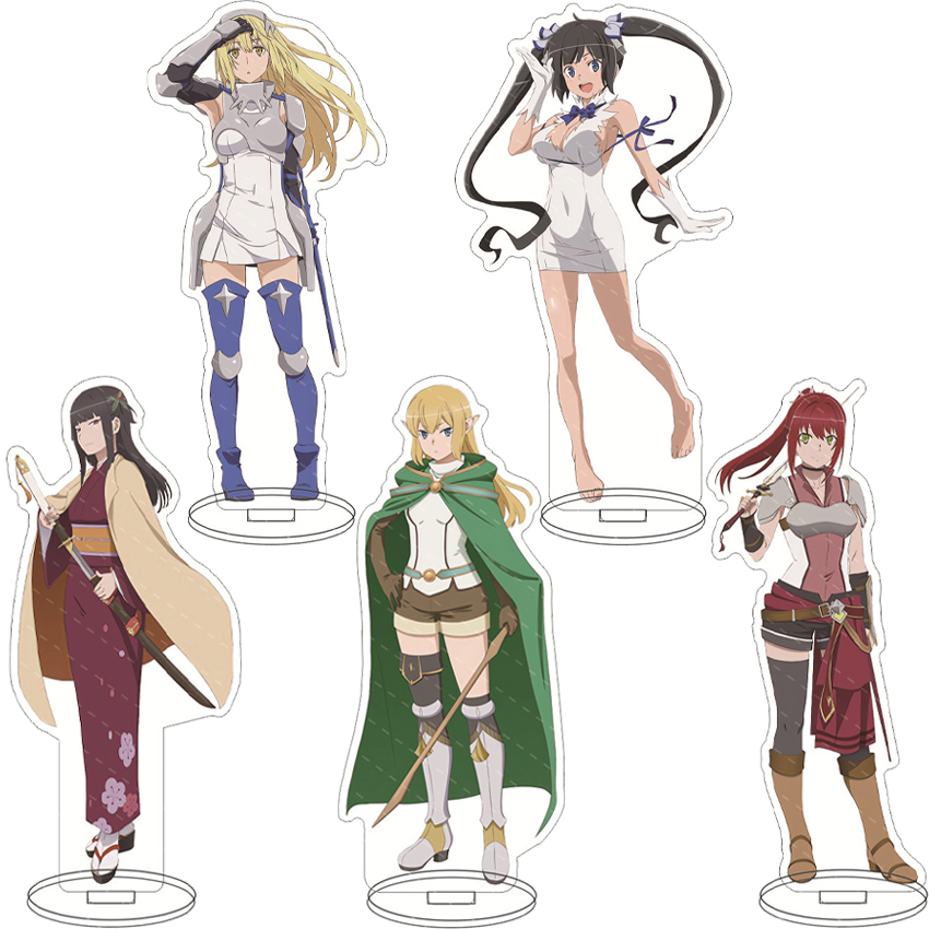 Anime Manga Merchandise - 16CM 애니메이션 피규어 던전에서 여자를 데려오려고