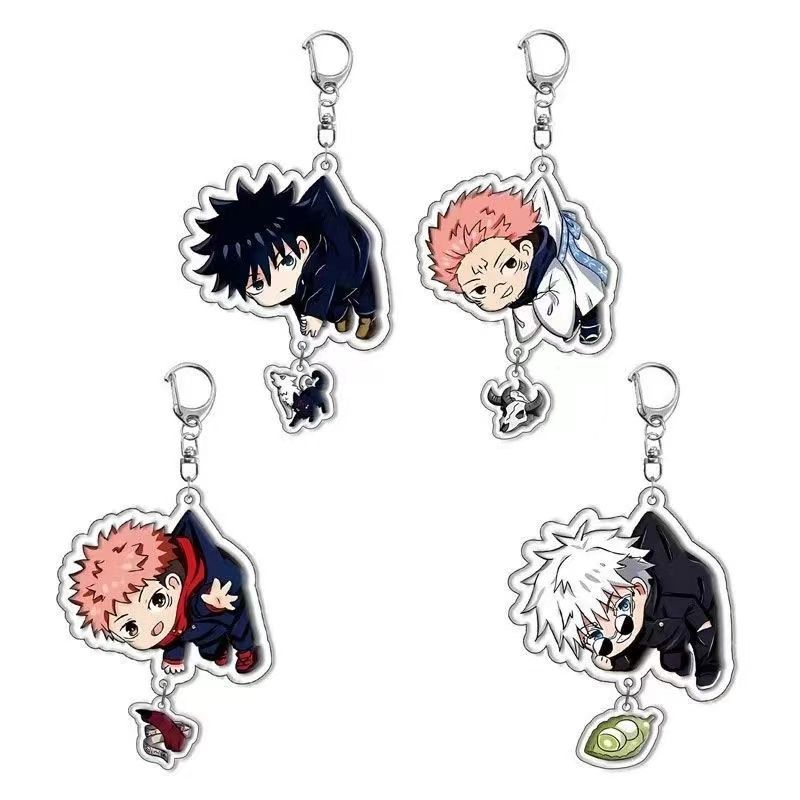 Anime Merchandise Usa - 주술회전 팬아트 애니메이션 굿즈 키체인 아크릴