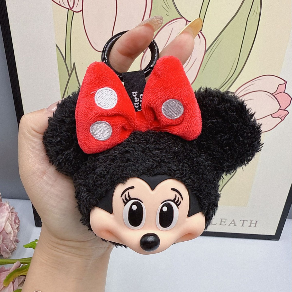 Anime Merchandise Usa - 미키 미니 봉제 인형 키체인 귀여운