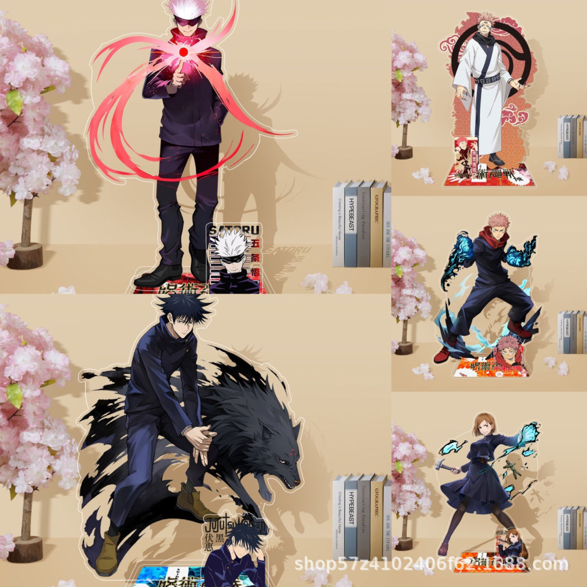 Gojo Anime Merchandise - 애니메이션 주술회전 아크릴 스탠드 신상 고죠