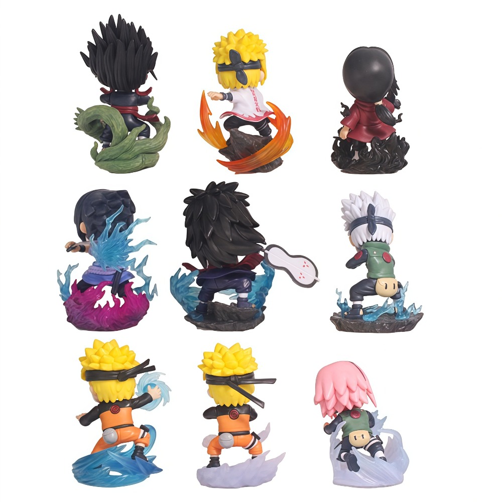 1-9 스타일 나루토 Q 버전 피규어 블라인드 박스 트 - Anime Merchandise For Kids 리뷰 및 가격