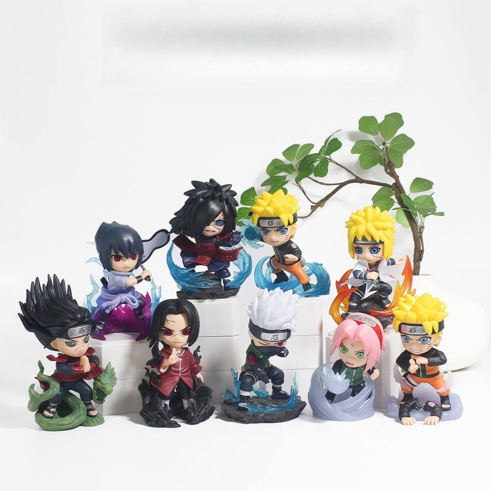 1-9 스타일 나루토 Q 버전 피규어 블라인드 박스 트 - Anime Merchandise For Kids 리뷰 및 가격