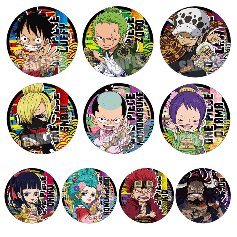 원피스 Q 버전 애니메이션 배지 루피 트라팔가 로 유스 - Anime Merchandise For Kids 리뷰 및 가격