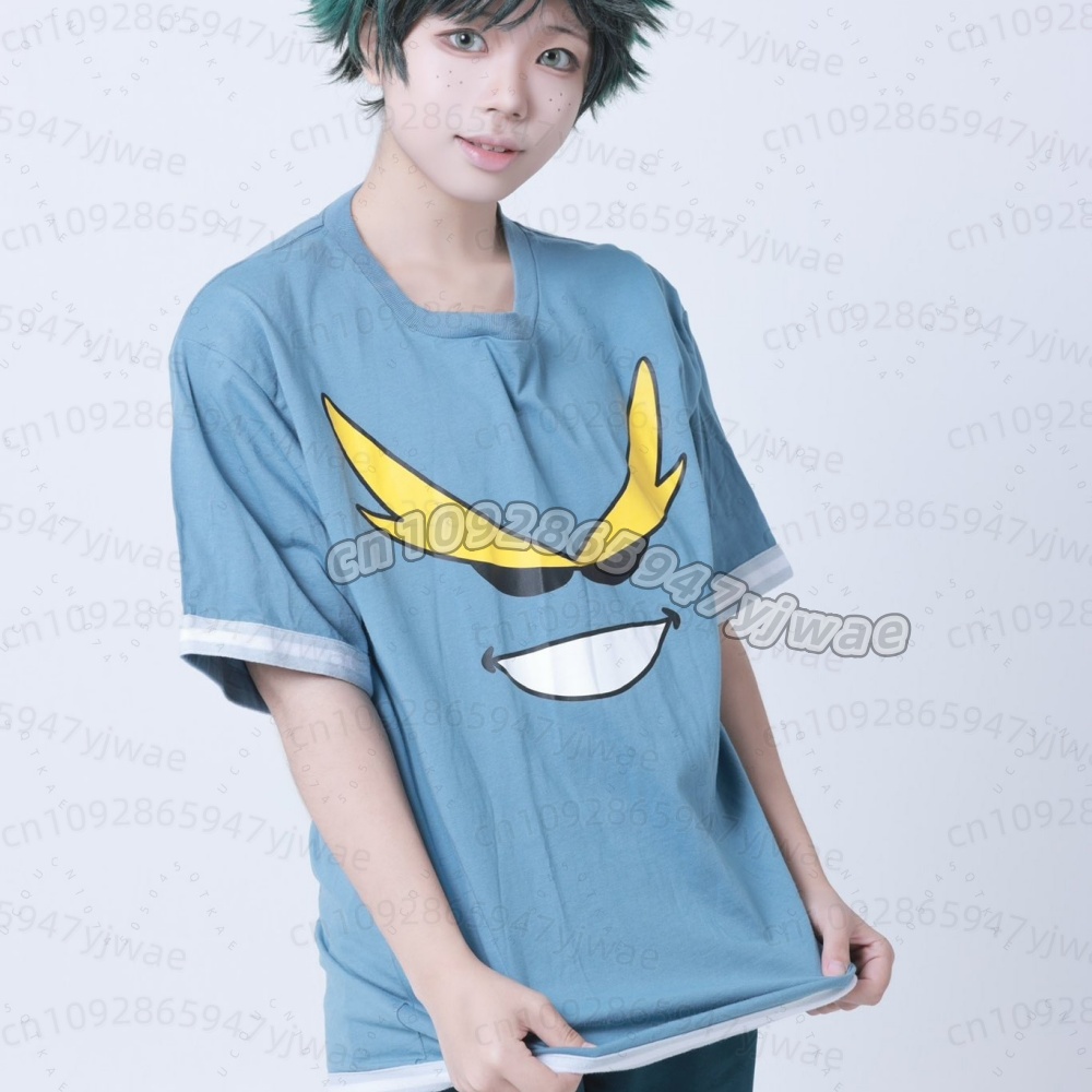 여름 남성 여성 마이 히어로 티셔츠 마이 히어로 아카데 - Anime Merchandise Online 리뷰 및 가격