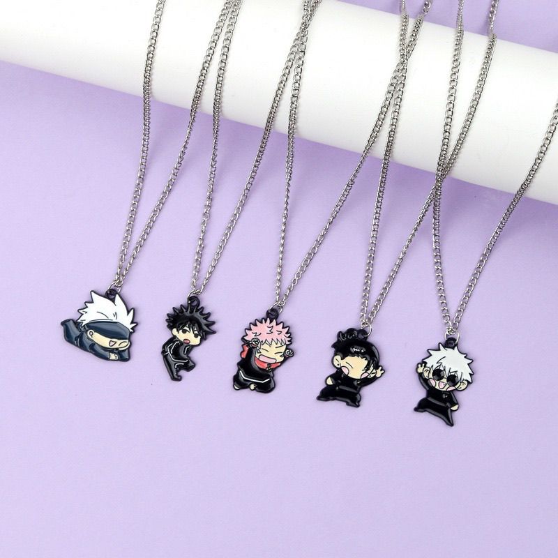 만화 애니메이션 상품 주술회전 금속 목걸이 만화 2D  - Gojo Anime Merchandise 리뷰 및 가격