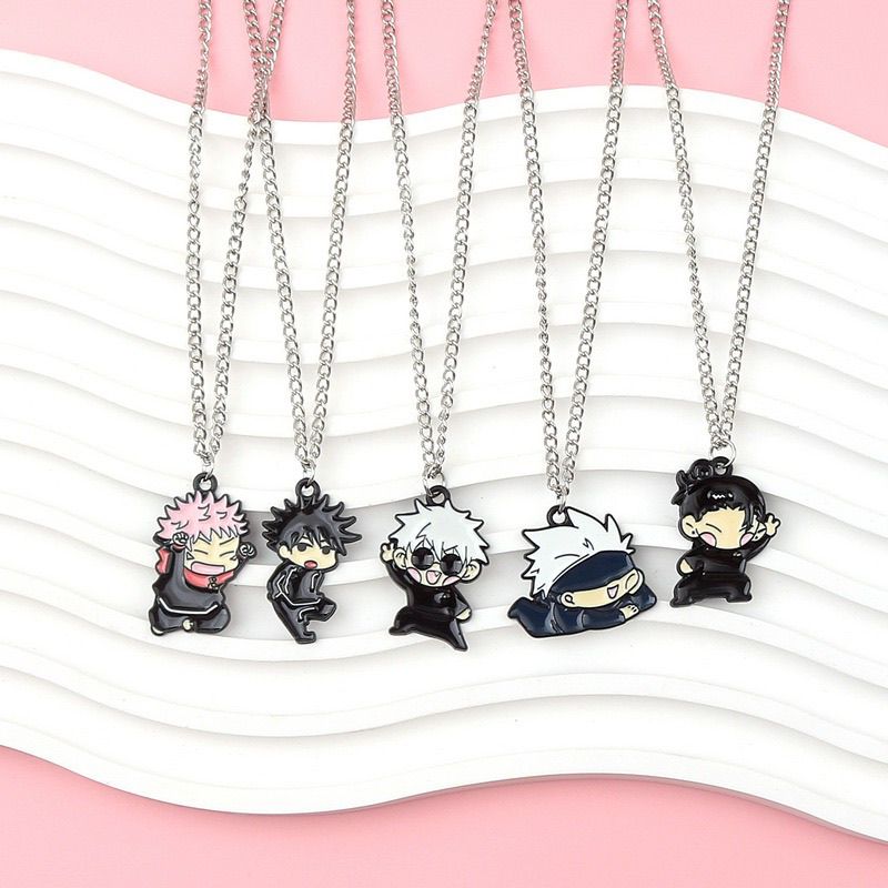 만화 애니메이션 상품 주술회전 금속 목걸이 만화 2D  - Gojo Anime Merchandise 리뷰 및 가격
